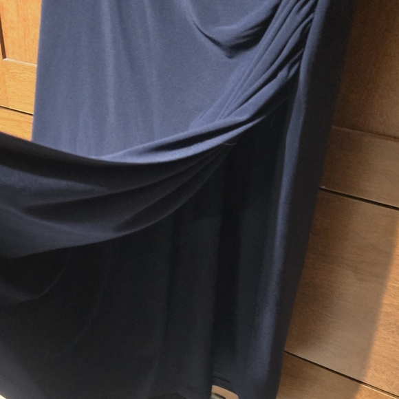 Lauren Ralph Lauren Asymmetrical Dress in Navy Blue - Picture 4 of 4